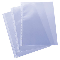 Pack 100 unid. fundas 11 multitaladros dina4 esselte pl 80 micras