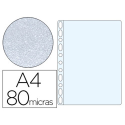 Pack 100 unid. fundas 11 multitaladros dina4 esselte pl 80 micras