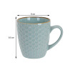 Juego de 4 tazas de café 300 ml colores surtidos