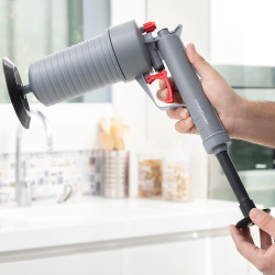 Pistola desatascadora de aire comprimido innovagoods
