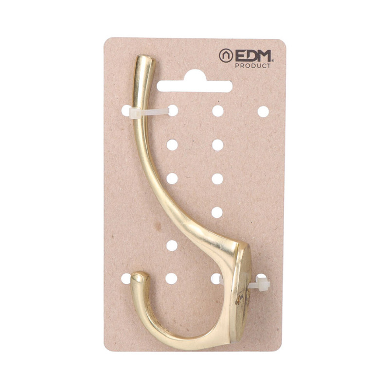 Colgador latón pulido 13 x 5cm Colgador latón pulido 13 x 5cm