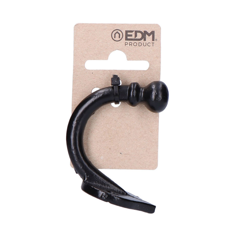 Colgador base lanza hierro negro Colgador base lanza hierro negro
