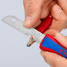 Navaja para cables 34x14x120mm 162050sb knipex