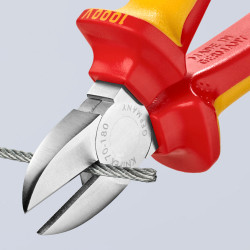 Alicates de corte diagonal 180 x 56 x 20 mm