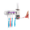 Esterilizador uv de cepillos dentales con soporte y dispensador de dentífrico smiluv innovagoods