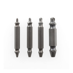 Pack 4 brocas para extraer tornillos dañados innovagoods