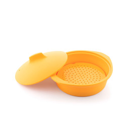 Vaporera de silicona multifunción con recetas silicotte innovagoods
