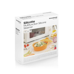 Vaporera de silicona multifunción con recetas silicotte innovagoods