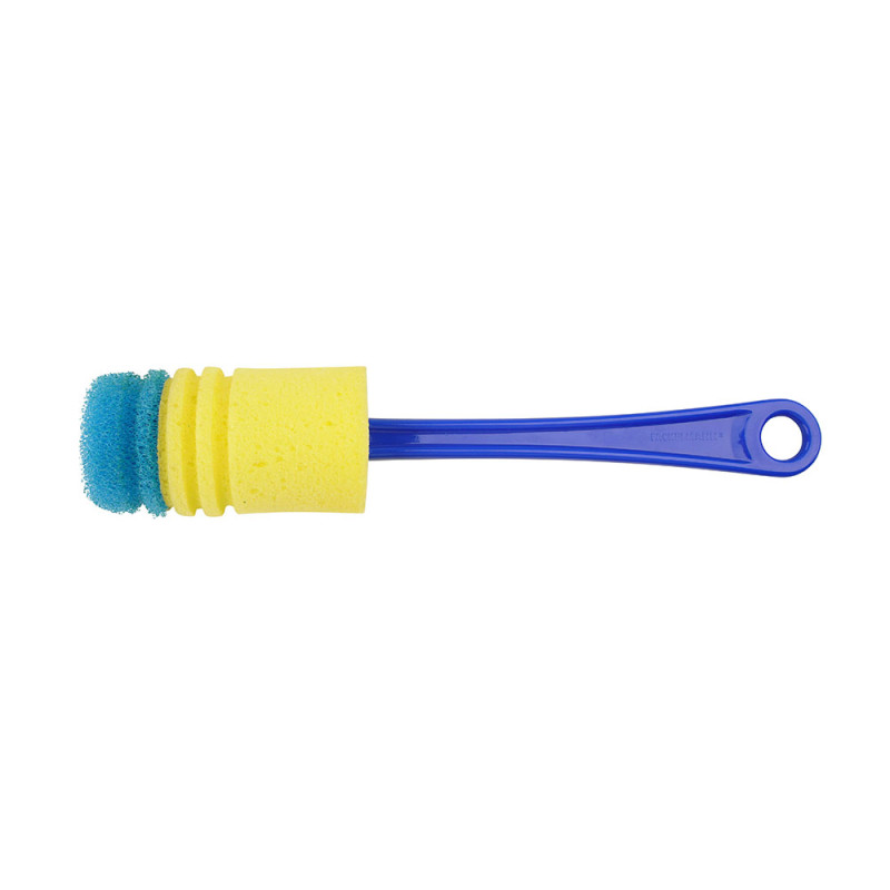 Cepillo limpia botellas 31cm color azul/amarillo fackelmann Cepillo limpia botellas 31cm color azul/amarillo fackelmann