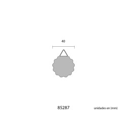 Pack 5 uds. anilla adhesiva para cuadros