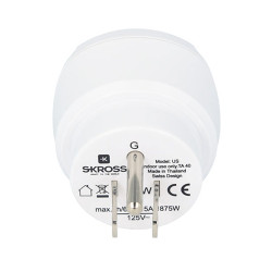 Adaptador europeo a estados unidos skross 1500203-e