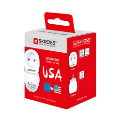 Adaptador europeo a estados unidos skross 1500203-e
