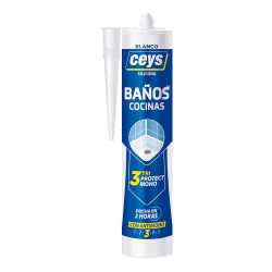 Ceys triprotect cocina/baño blanco cartucho