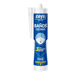 Ceys triprotect cocina/baño transparente cartucho