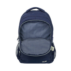Mochila escolar con 4 cremalleras (25 l) serie 1918, azul marino milan