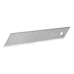 Hoja para cúter 18 mm, seccionable en 8 cortes 10 unidades