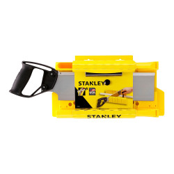 Ingletadora de plástico con sistema de bloqueo y serrucho 1-20-600 stanley