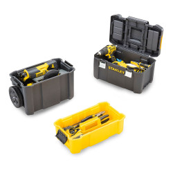 Taller móvil 3 en 1 essential con cierres metálicos stst1-80151 stanley