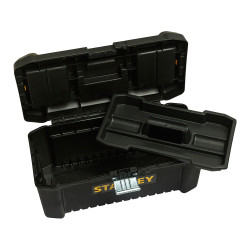 Caja de herramientas de plástico 16"/40cm con cierre de metal stst1-75518 stanley
