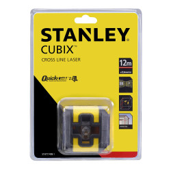 Nivel láser rojo en cruz cubix. alcance 12m stht77498-1 stanley
