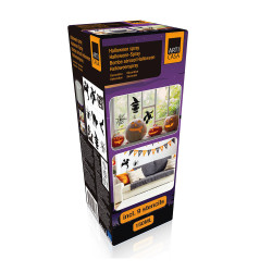 Set de decoración para ventanas halloween spray + plantillas