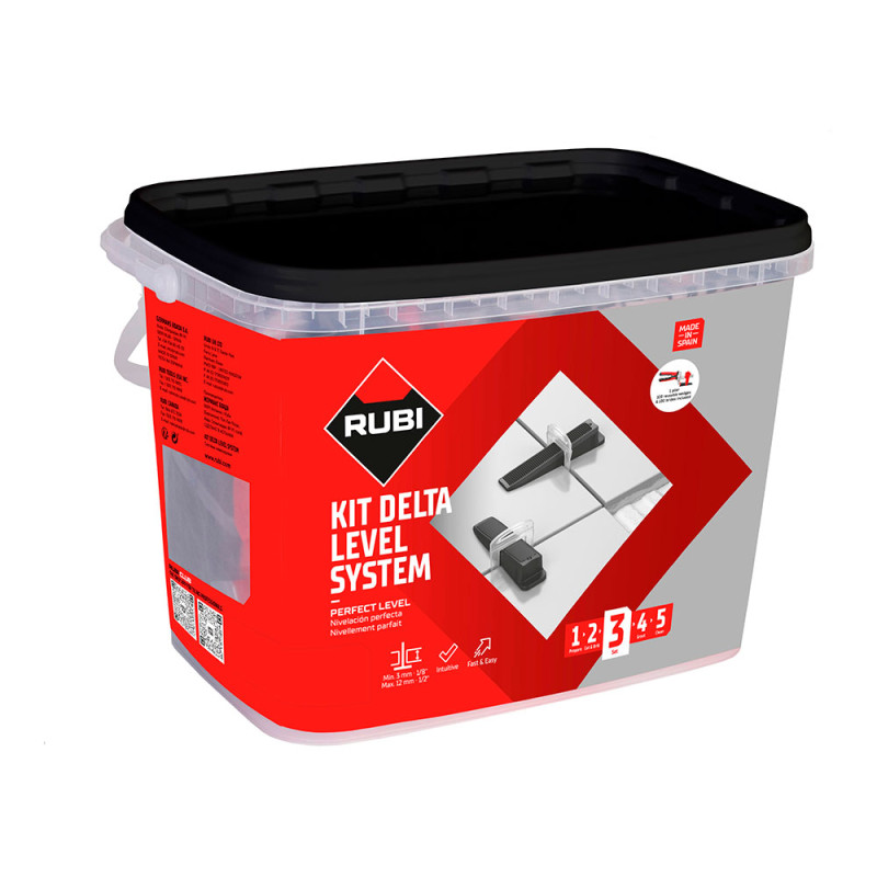 Kit delta level system 1mm (3-12mm) r3956 rubi Kit delta level system 1mm (3-12mm) r3956 rubi