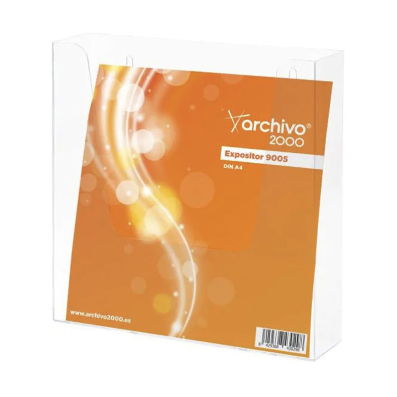 Expositor mural archivo 2000 metacrilato dina4 55x235x240mm Expositor mural archivo 2000 metacrilato dina4 55x235x240mm