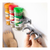 Organizador de especias adhesivo y divisible jarlock v0103336 innovagoods