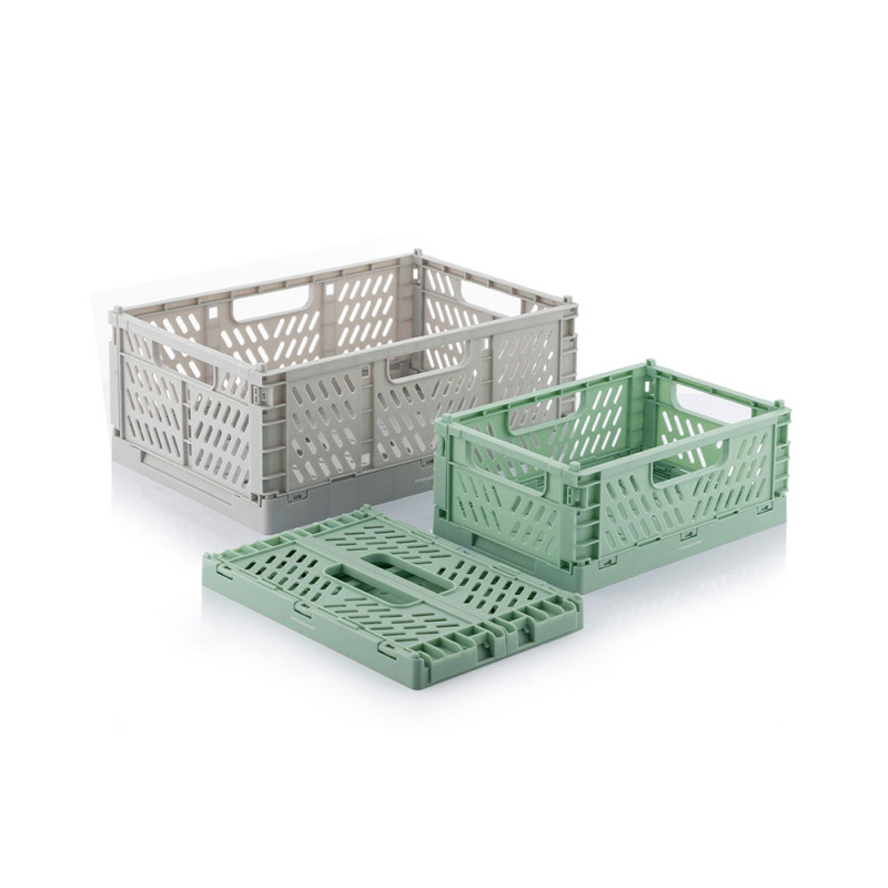 Set de 3 cajas organizadoras plegables y apilables boxtor v0103244 innovagoods Set de 3 cajas organizadoras plegables y apilables boxtor v0103244 innovagoods