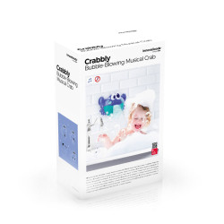 Cangrejo musical con pompas de jabón para baño crabbly v0101212 innovagoods
