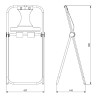 Portabobinas para rollo papernet de suelo