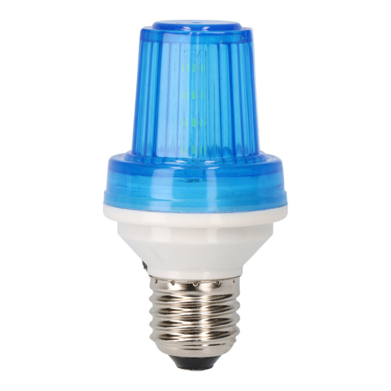Bombilla flash led e27 1 w color azul Bombilla flash led e27 1 w color azul