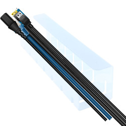 Pasacables de metacrilato para escritorio