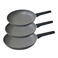 Set 3 sartenes antiadherentes "professional line" gourmet kitchen