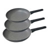 Set 3 sartenes antiadherentes "professional line" gourmet kitchen