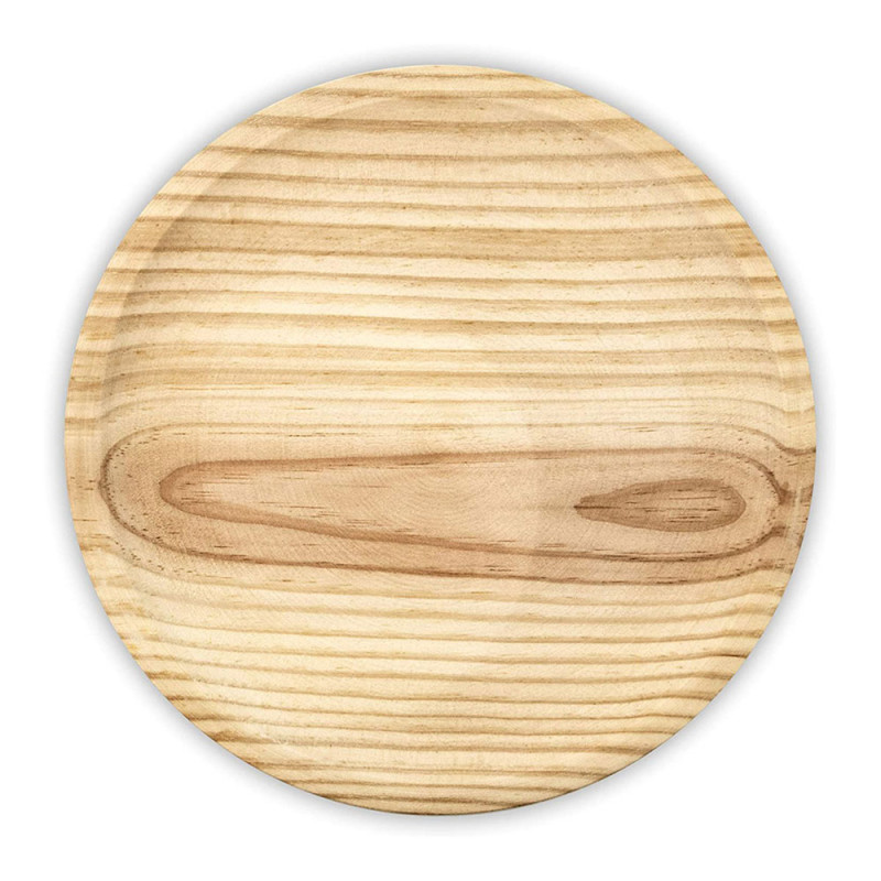 Plato de madera especial para pulpo ø22cm Plato de madera especial para pulpo ø22cm