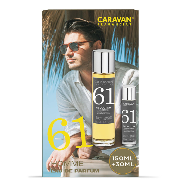 Estuche eau de parfum caravan nº 61, 150 + 30 ml señor Estuche eau de parfum caravan nº 61, 150 + 30 ml señor