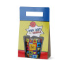 Vela en vaso pop art ø7,5x8,4cm corazones magic lights