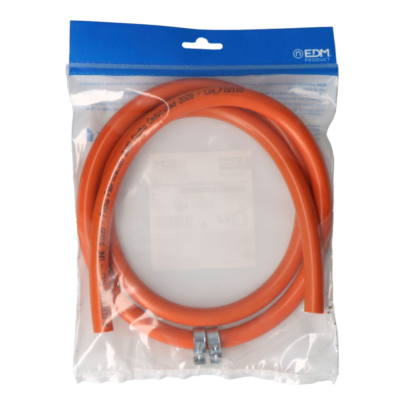 Kit manguera butaflex bicapa ø interior 9mm ø exterior15mm 1,50m (incluye 2 abrazaderas) Kit manguera butaflex bicapa ø interior 9mm ø exterior15mm 1,50m (incluye 2 abrazaderas)