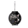 Sarten ø20x4,2cm de acero inoxidable hi-tech 3 bgmp-1630 masterpro