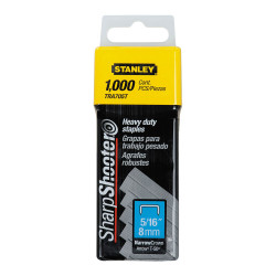 Caja 1000 grapas tipo g (4/11/140) 8mm 1-tra705t stanley