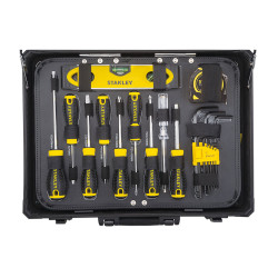 Kit de mantenimiento con maletín de aluminio 142 piezas stmt98109-1 stanley