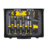 Kit de mantenimiento con maletín de aluminio 142 piezas stmt98109-1 stanley