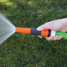 Lanza de riego con enchufe rápido regulable