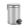 Papelera de pedal de acero inoxidable leman 3l, brillante 22444100 wenko