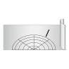 Lámina antideslizante, blanco 50x150cm 47047100 wenko