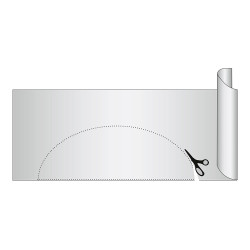 Lámina antideslizante, blanco 50x150cm 47047100 wenko