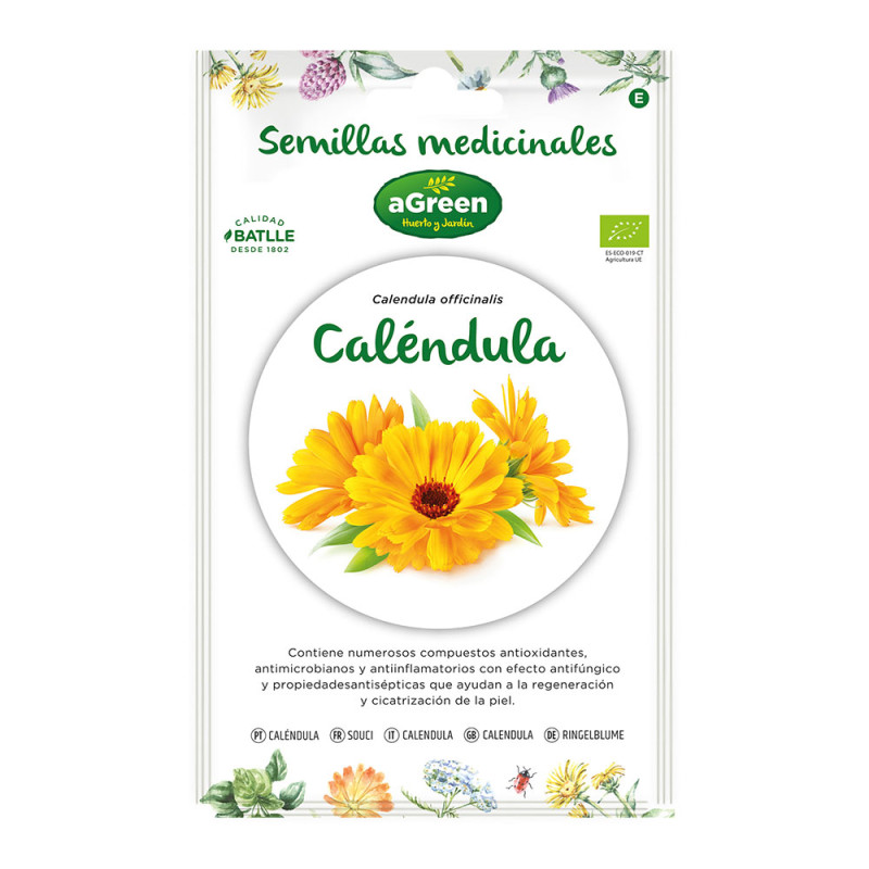 Sobre con semillas de calendula "medicinal" eco 857002bolsh agreen Sobre con semillas de calendula "medicinal" eco 857002bolsh agreen