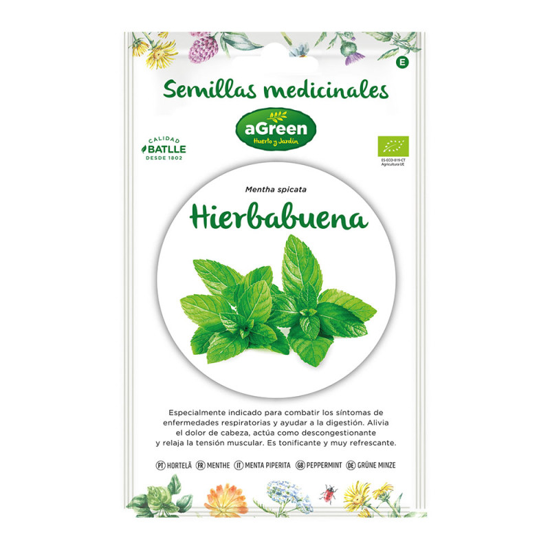 Sobre con semillas de hierbabuena "medicinal" eco 857005bolsh agreen Sobre con semillas de hierbabuena "medicinal" eco 857005bolsh agreen