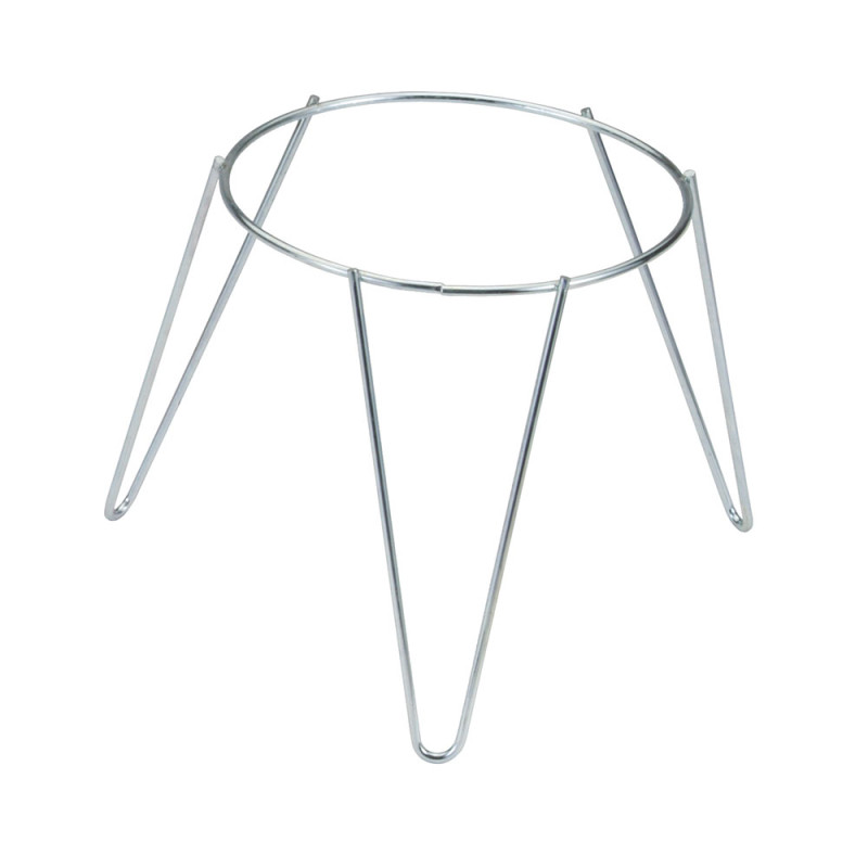 Soporte para macetero con pie zincado 20cm sv03070 sauvic Soporte para macetero con pie zincado 20cm sv03070 sauvic